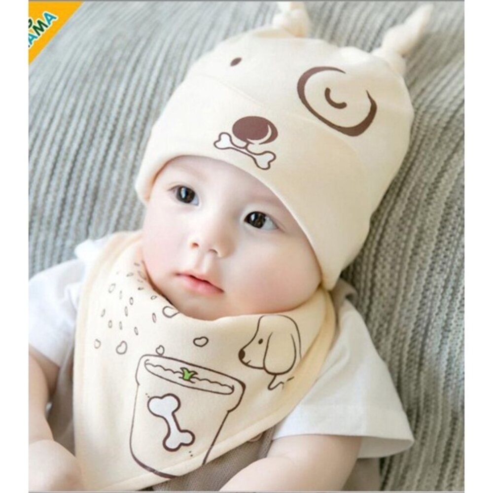 春秋嬰兒胎帽套頭帽護頭帽-圖片-5