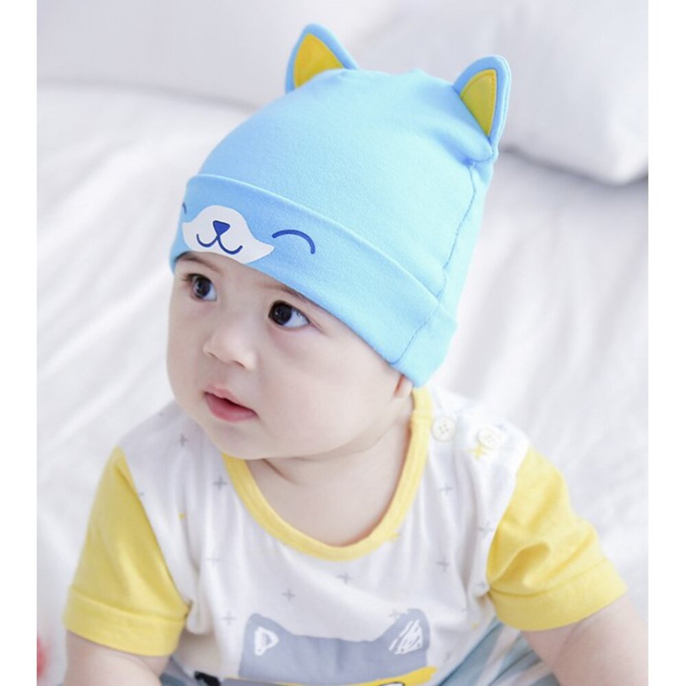 春秋嬰兒胎帽套頭帽護頭帽-圖片-7
