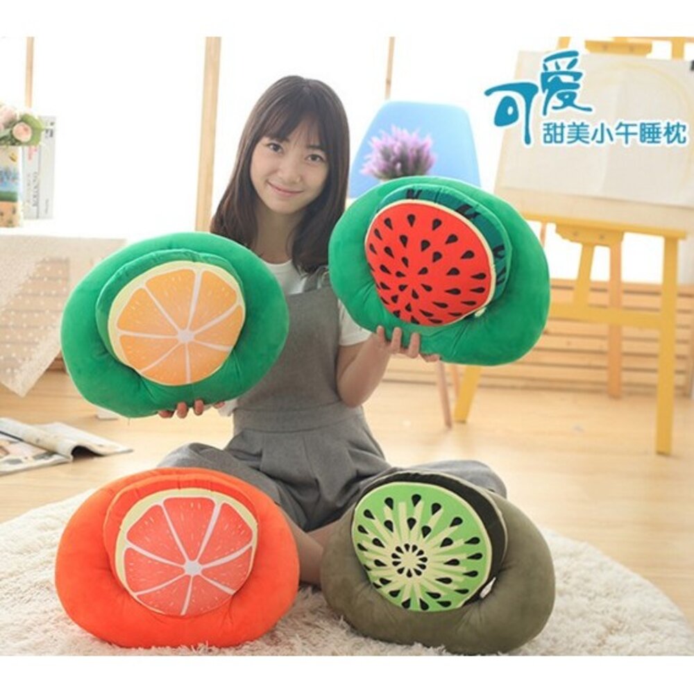 S1-40121728-水果午睡枕 辦公室午睡枕 小學生午睡枕 上班午睡枕