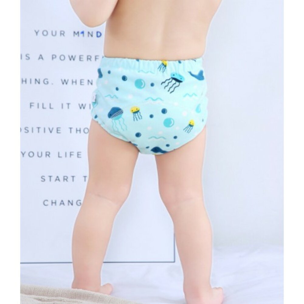 S1-41328254-（台灣出貨）卡通動物6層紗布學習褲　隔尿褲 寶寶內褲