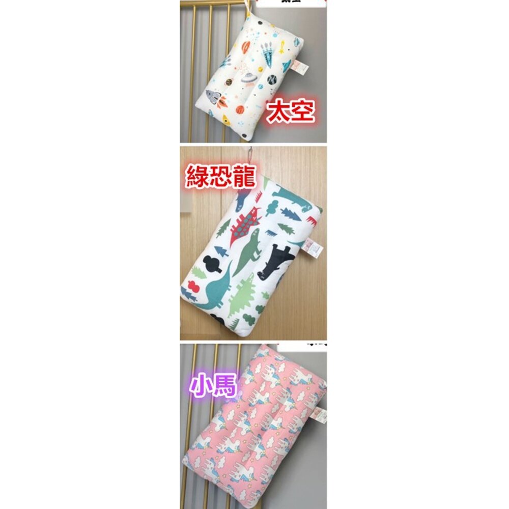 (台灣)純棉兒童枕頭 水洗枕 幼稚園枕頭 推車枕頭 睡袋枕頭-圖片-4