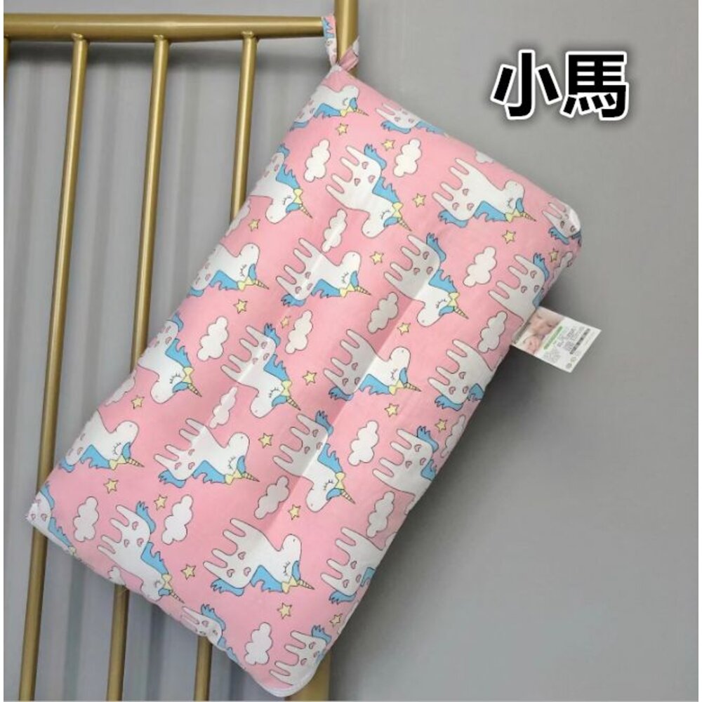 (台灣)純棉兒童枕頭 水洗枕 幼稚園枕頭 推車枕頭 睡袋枕頭-圖片-6