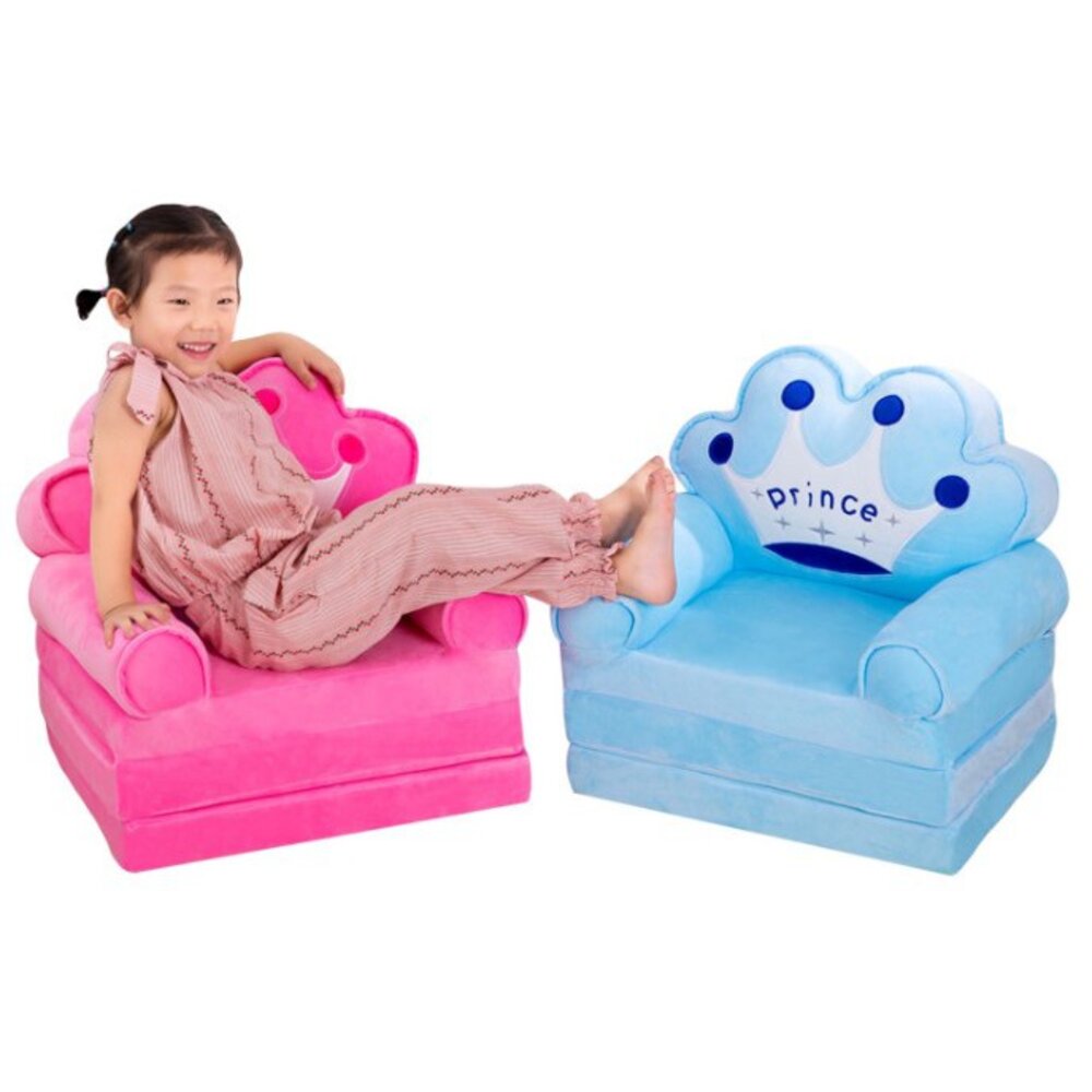 🔥台灣🔥 兒童沙發 摺疊沙發 寶寶沙發 加長摺疊沙發 小沙發 小座椅 多功能沙發-圖片-4