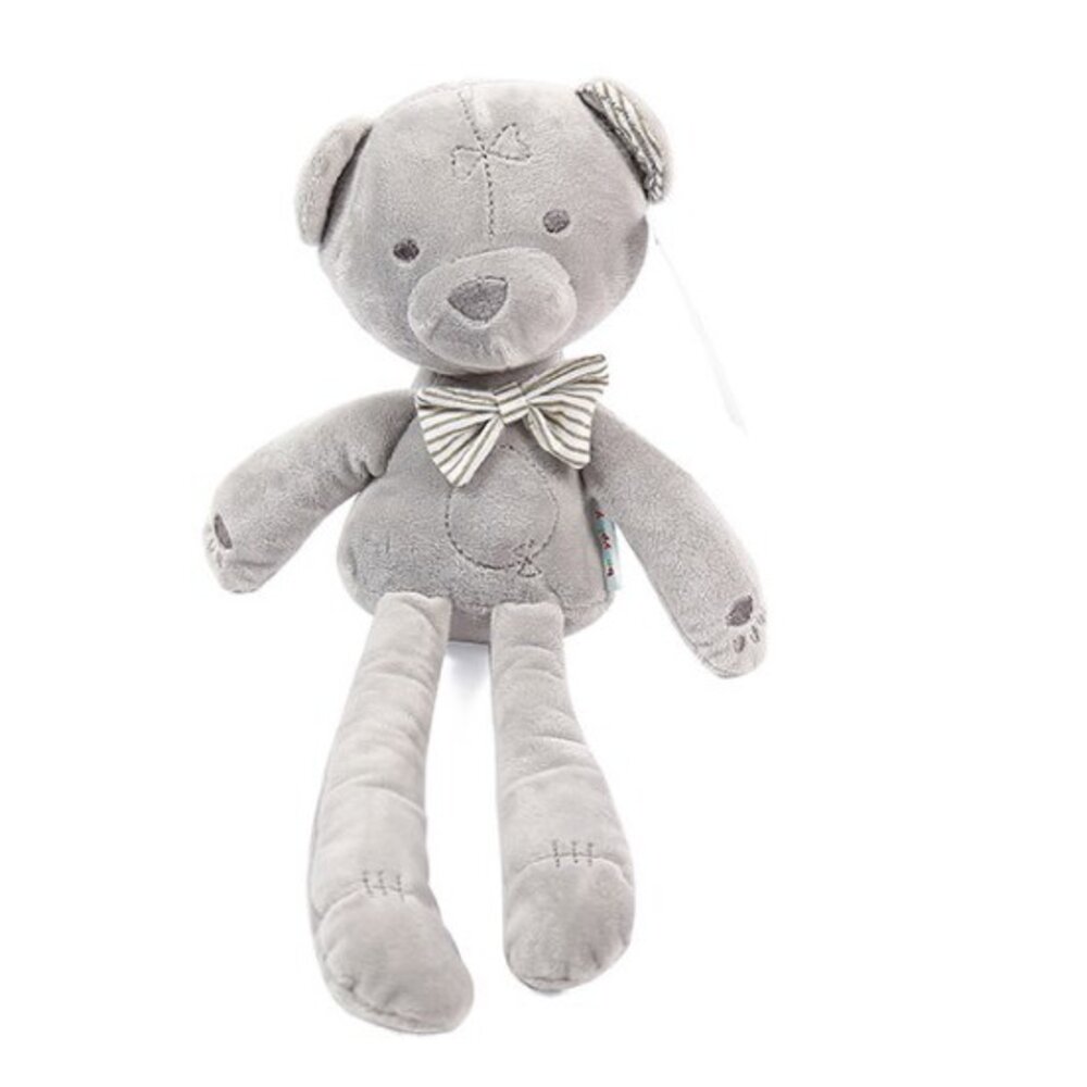 S1-72826816-() 小熊玩偶抱偶 嬰兒安撫玩偶公仔寶寶陪睡毛 絨玩具