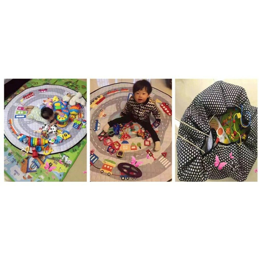 全棉環保玩具收納袋 卡通兒童玩具袋-圖片-1