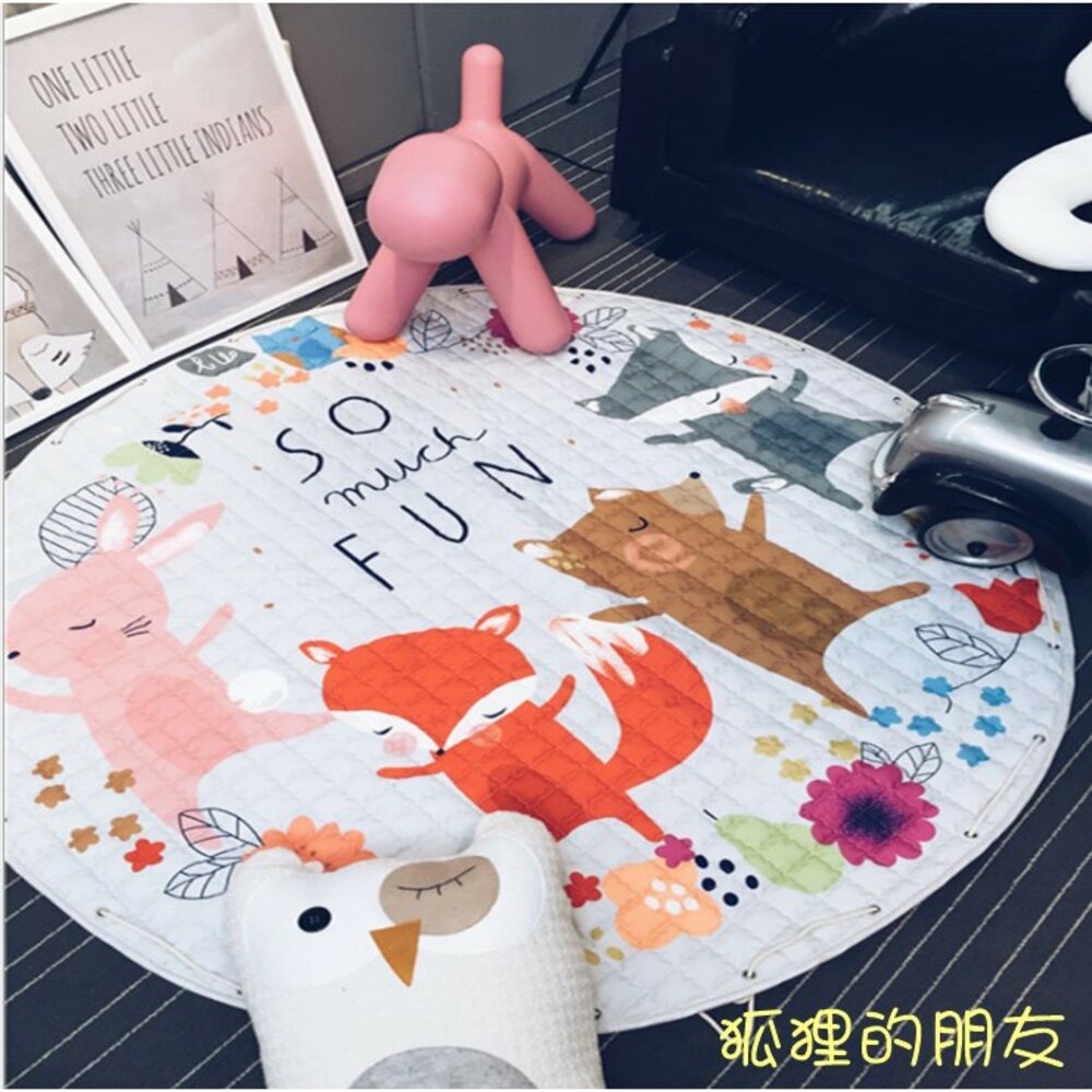 全棉環保玩具收納袋 卡通兒童玩具袋-圖片-3