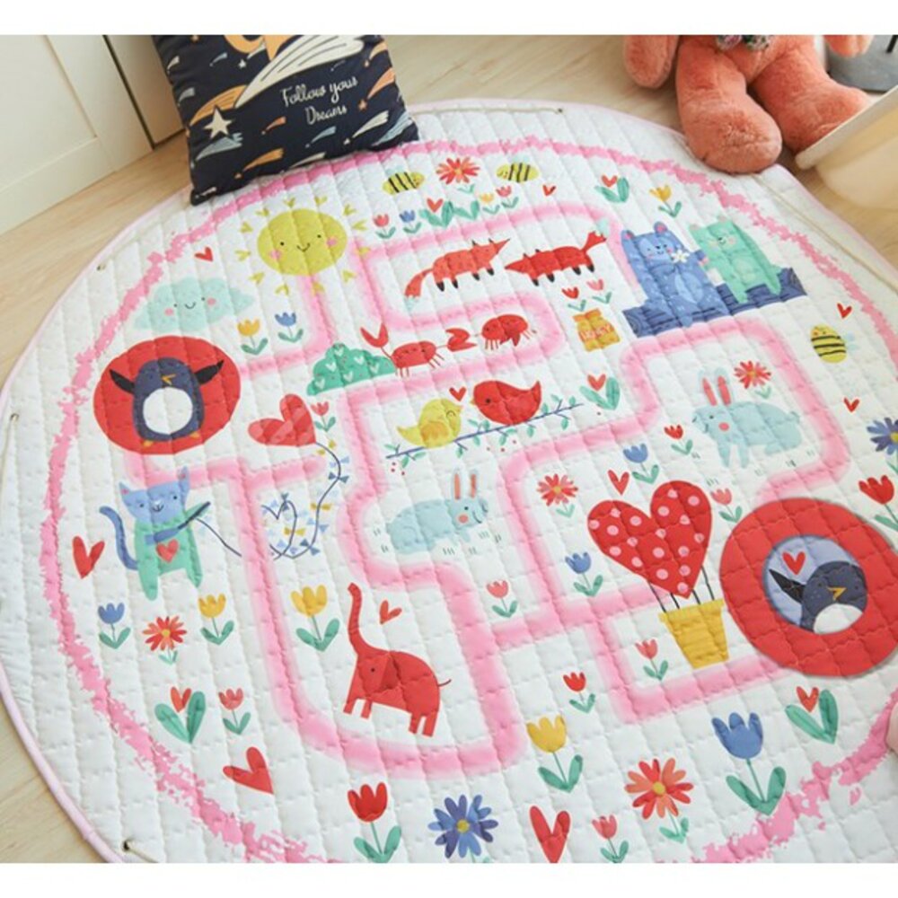 全棉環保玩具收納袋 卡通兒童玩具袋-圖片-4