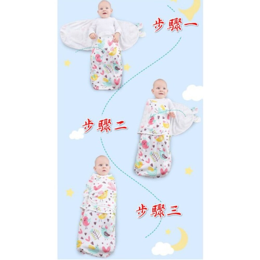 ✨台灣出貨免運✨ 嬰兒包巾 寶寶包巾 防驚嚇包巾 嬰兒純棉包巾 嬰兒抱被 寶寶包巾 懶人包巾 新生兒包巾-圖片-1