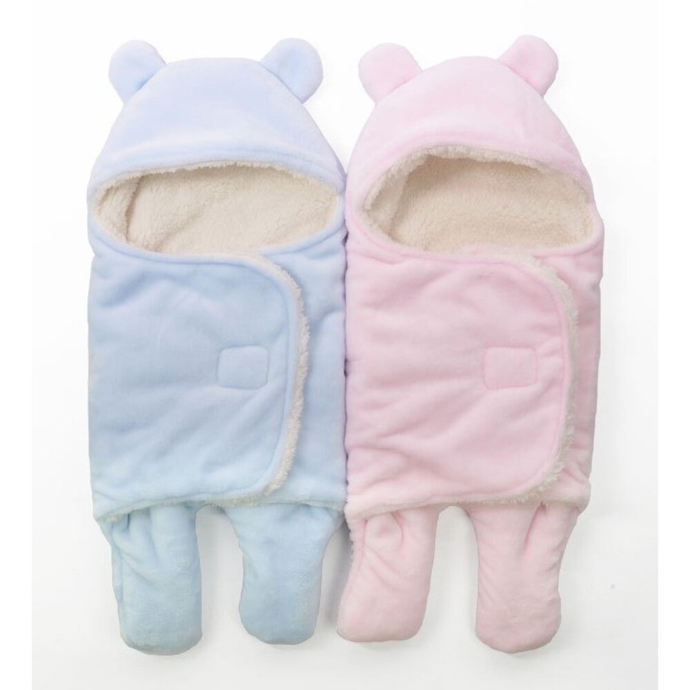 S1-742285615-()加厚保暖嬰幼兒分腿睡袋秋冬推車睡袋新生兒寶寶睡袋 (娟)