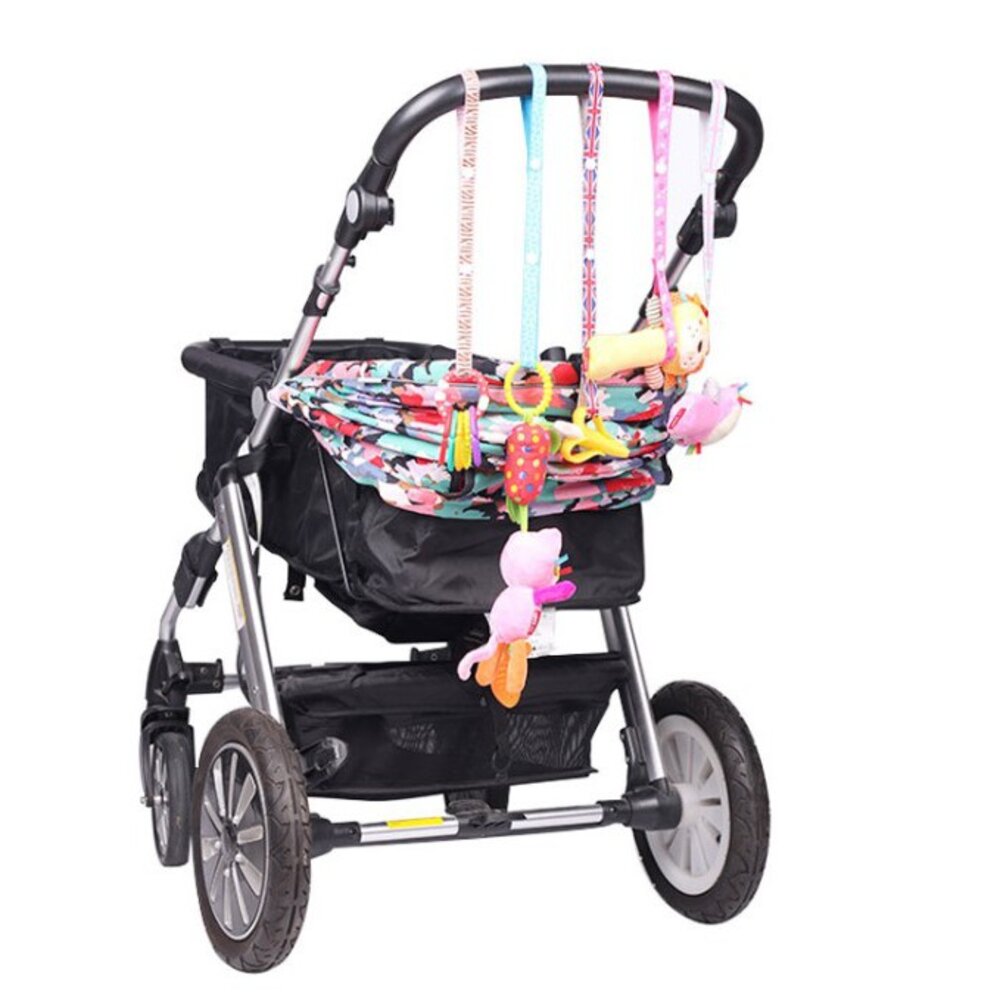 推車玩具綁帶 推車掛繩 口罩繩 寶寶玩具固定帶 加長版-圖片-2