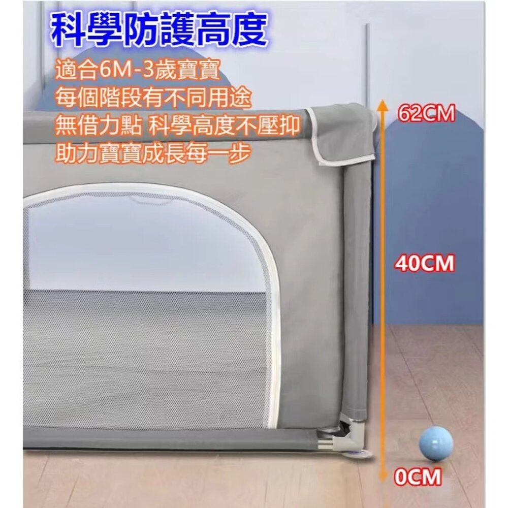 ✨台灣出貨免運✨ 附圍欄收納袋 檢驗合格 升級二代加厚 兒童遊戲圍欄 兒童圍欄 安全圍欄 嬰兒圍欄 安全柵欄 圍欄-圖片-3