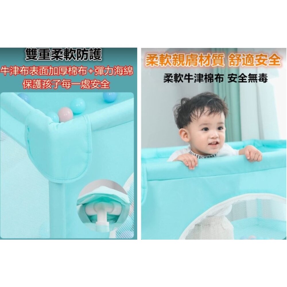 ✨台灣出貨免運✨ 附圍欄收納袋 檢驗合格 升級二代加厚 兒童遊戲圍欄 兒童圍欄 安全圍欄 嬰兒圍欄 安全柵欄 圍欄-圖片-6