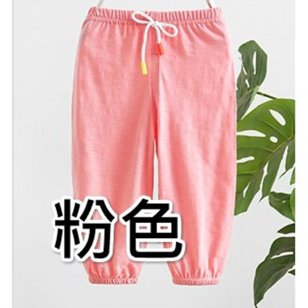 🔥台灣免運 兒童防蚊褲 夏季防蚊長褲 防曬褲 竹節綿長褲 防蚊褲-圖片-5