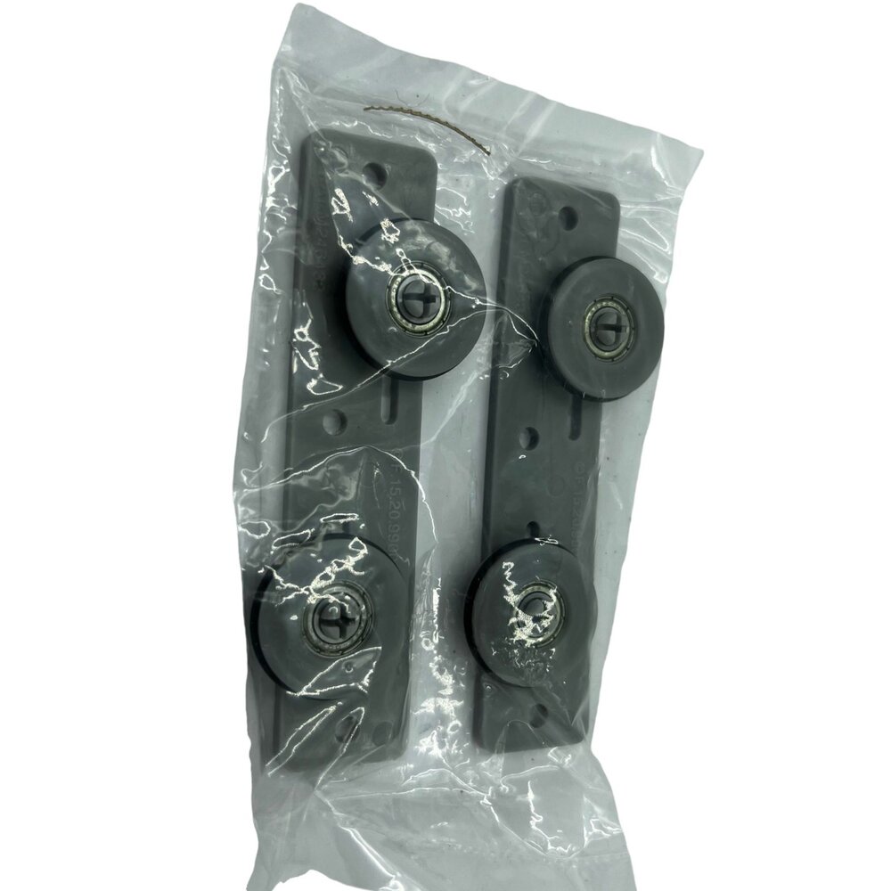 220520144554-台灣製 2顆裝 鋁框灰輪 專利鋁框雙彈性培林輪 鋁框大灰輪 鋁框輪 拉門輪 鋁框培林輪 拉門