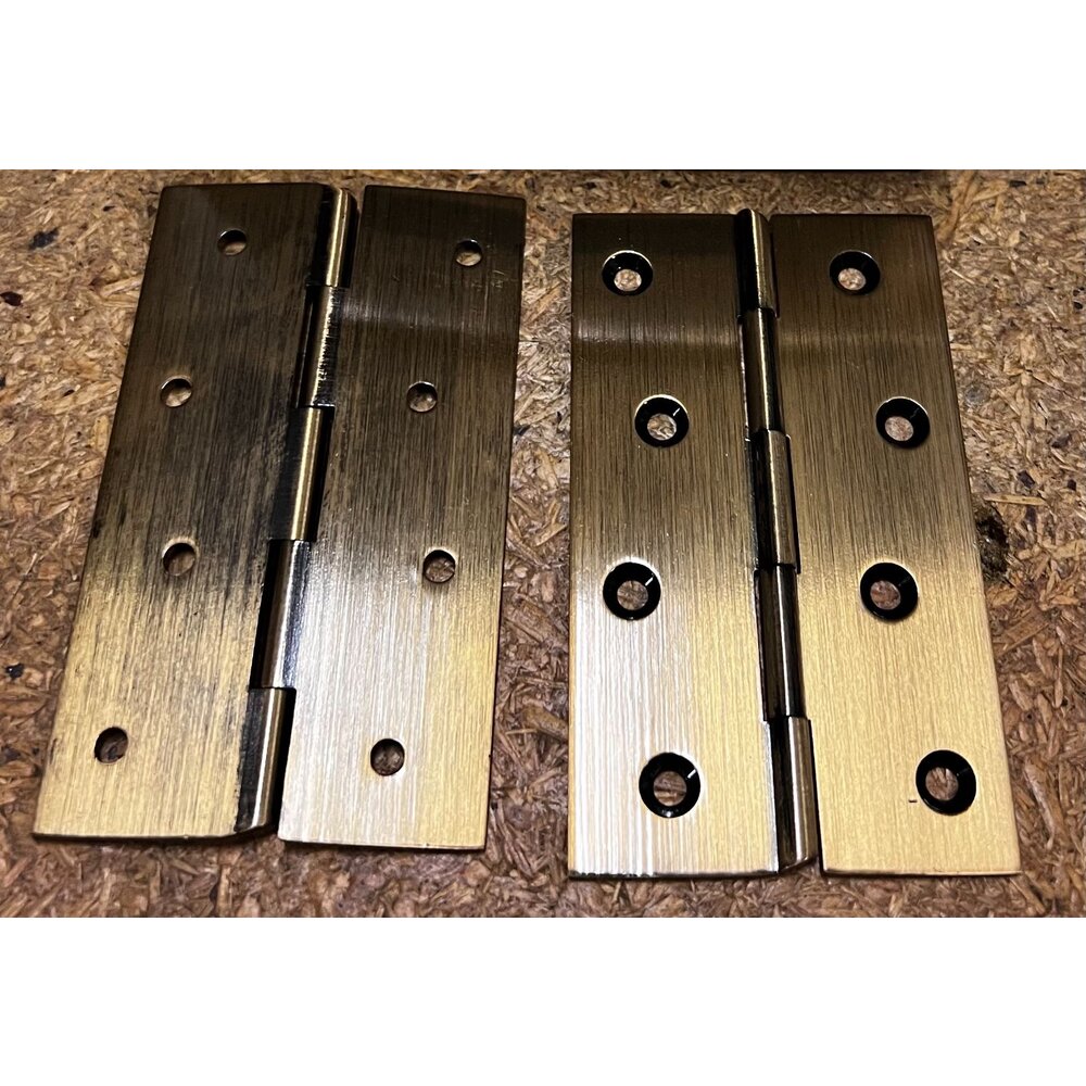 220718155307-台灣製 Arch 隱藏鉸鏈 抽銅隱藏式鉸鏈  4英吋 咖啡古銅 一附2片不拆