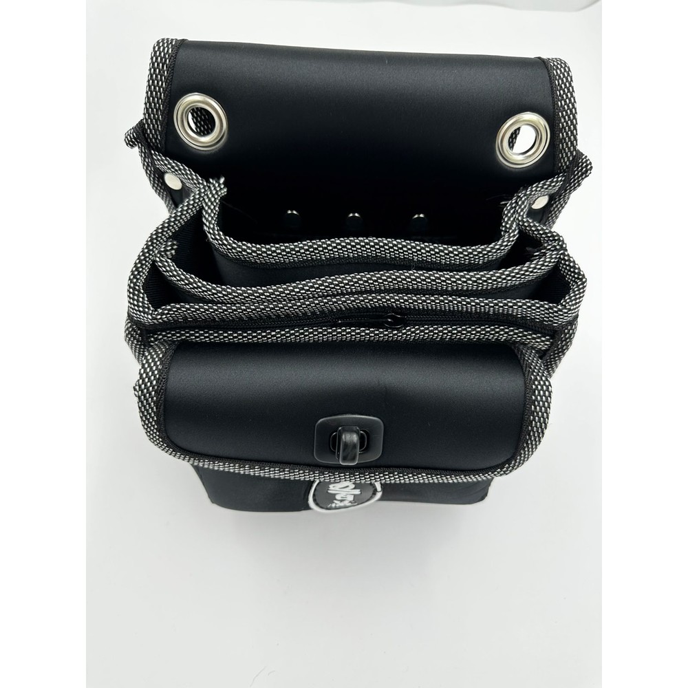 五百藏 複合布五格拉鏈釘袋 小型釘袋 前一袋自黏式 工具袋 工作袋 工具包 腰包-圖片-1