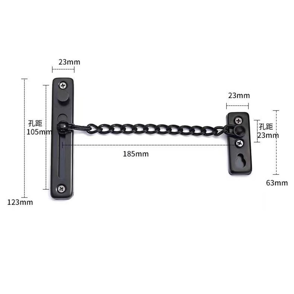 221223145824-安全扣 防盜扣 不銹鋼防盜鏈鎖 防盜鏈 門檔鏈 防盜門鎖 門鏈 門扣 門閂