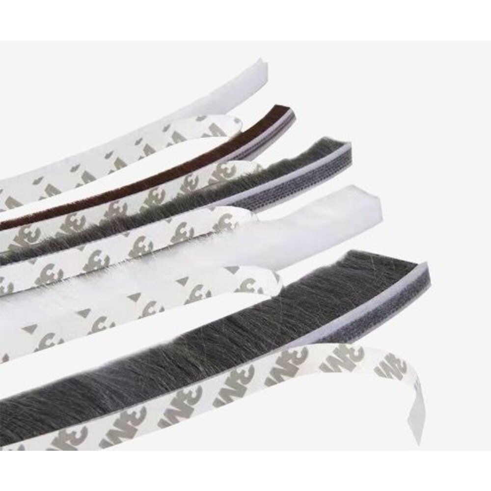 1尺 毛刷條 門窗密封條 3M背膠 3M膠 門縫條 門縫毛刷條 門窗 密封條 隔音密封條 防風條-圖片-2