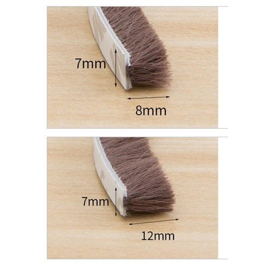 1尺 毛刷條 門窗密封條 3M背膠 3M膠 門縫條 門縫毛刷條 門窗 密封條 隔音密封條 防風條-圖片-3
