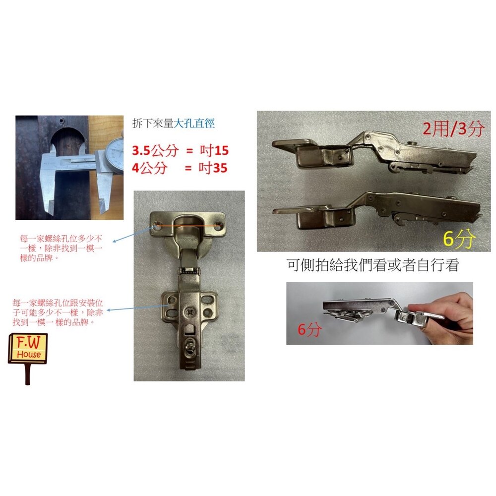 康士威 KANSWAY OMAYA 實開165度 吋15 180度鉸鍊 180度 緩衝鉸鍊 6分 3分 鉸鍊-圖片-1