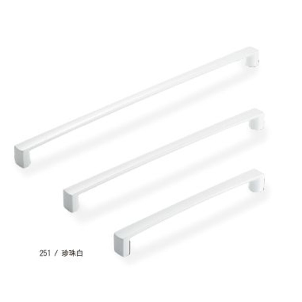Melus 台灣精品 251 取手 把手 櫥櫃把手 小把手 門把 96mm~288mm-圖片-2