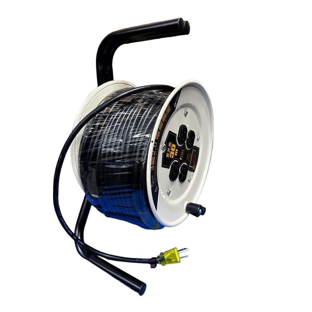 輪座 動力電纜輪座 延長線 2蕊/3蕊2.0 過載保護器 過載保護台灣製-圖片-1