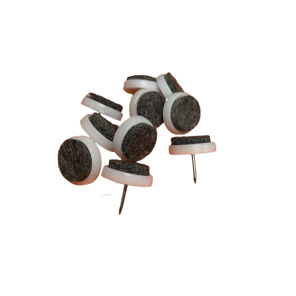 靜音腳墊 羊毛釘 毛毯釘 椅釘 地板保護 隔音 桌椅腳釘椅腳 桌腳 地毯保護 xt-圖片-1