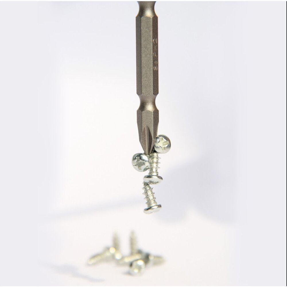 台製中鋼S2日本品質螺絲起子頭十字起子頭高扭力PH2起子頭65mm附磁