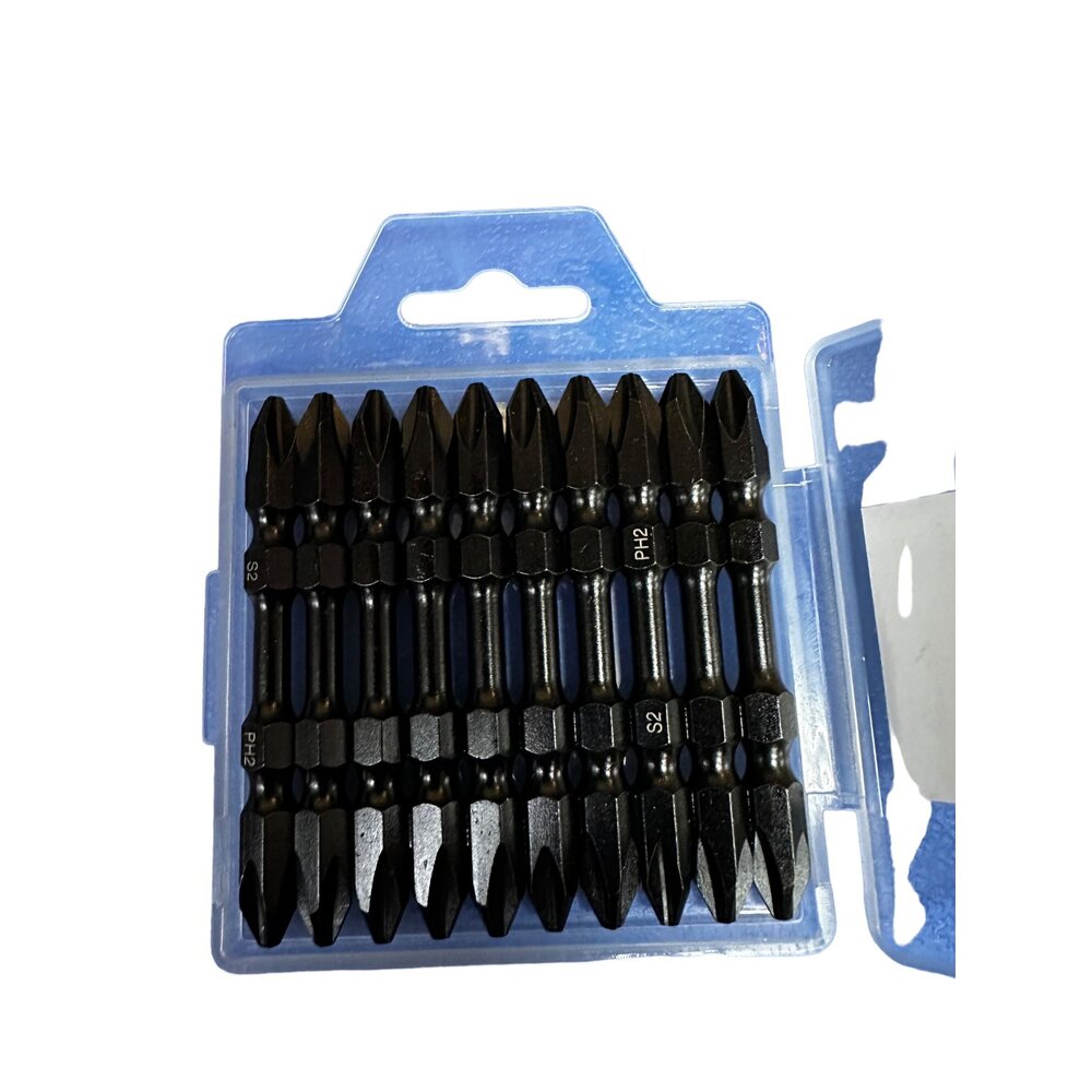 台製 中鋼 S2 起子頭 65mm 止滑 磷化黑 外銷 螺絲起子頭 十字起子頭 高扭力 PH2 附磁-圖片-2