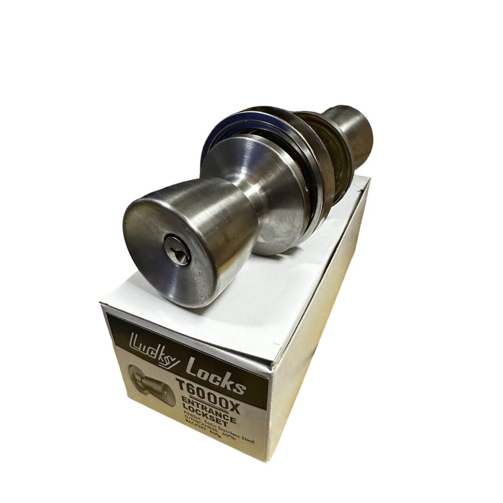 60mm T6000X 幸福牌喇叭鎖 南亞專用鎖 鋁門 南亞鎖 房間 廁所 不鏽鋼 門鎖 喇叭鎖 封面照片