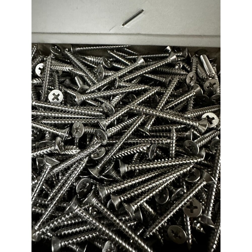 白鐵皿頭鐵板牙 鐵板牙 不鏽鋼螺絲 304 皿頭鐵板牙 平頭沉頭尖尾自攻 螺絲 皿頭TP 自攻螺絲 封面照片