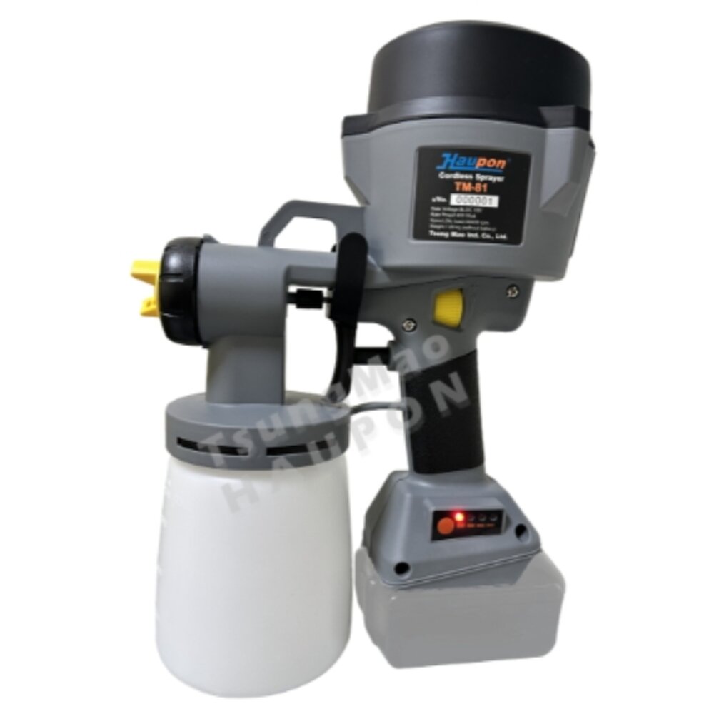 台灣製 Haupon合鵬 TM-81充電噴槍 合鵬好噴 MIT 電動噴膠槍 噴膠 噴槍 無刷噴漆槍-圖片-3