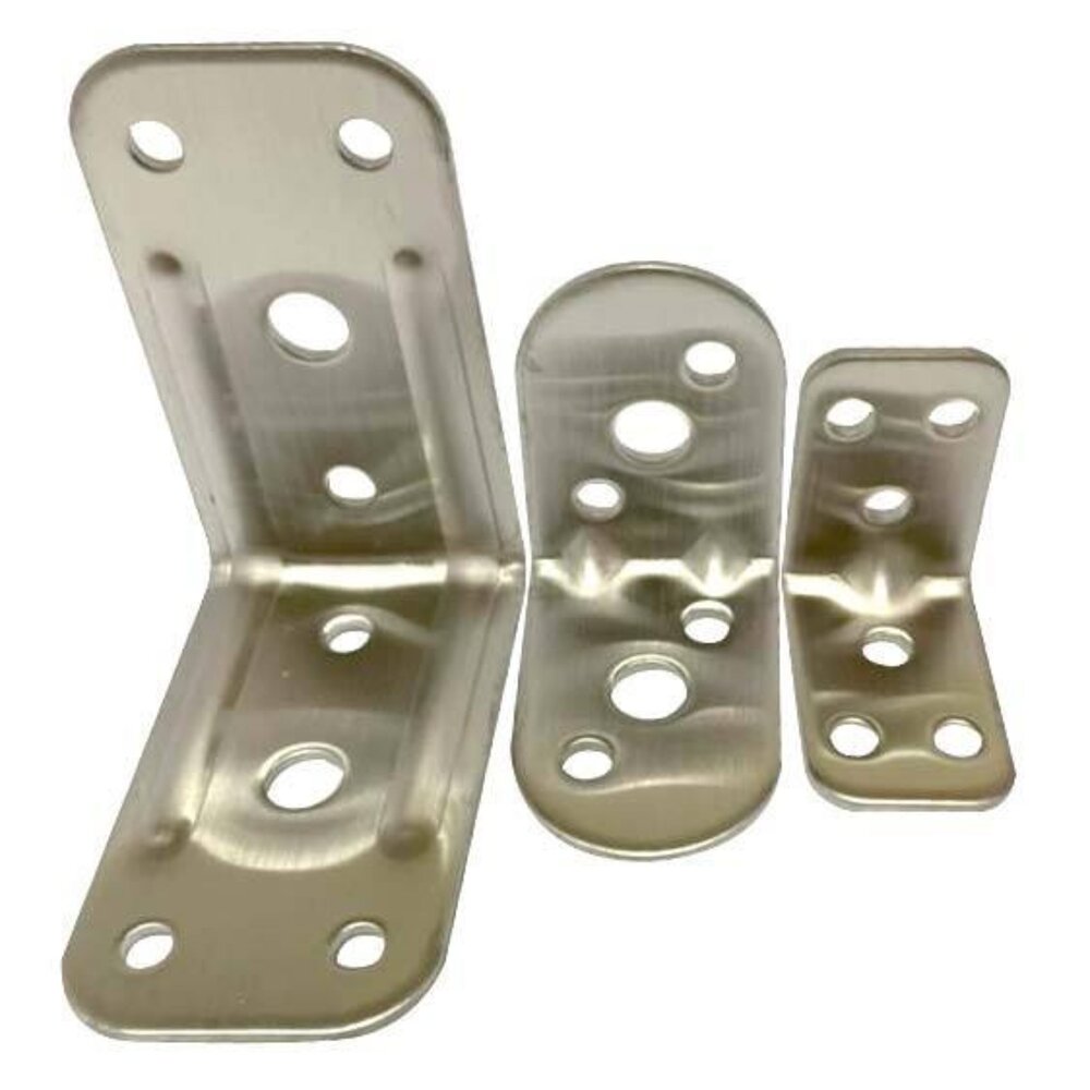 台製 不鏽鋼304 白鐵內角鐵 K053 內角鐵 L角鐵 不銹鋼角鐵 補強 L型內角 直角鐵-圖片-3