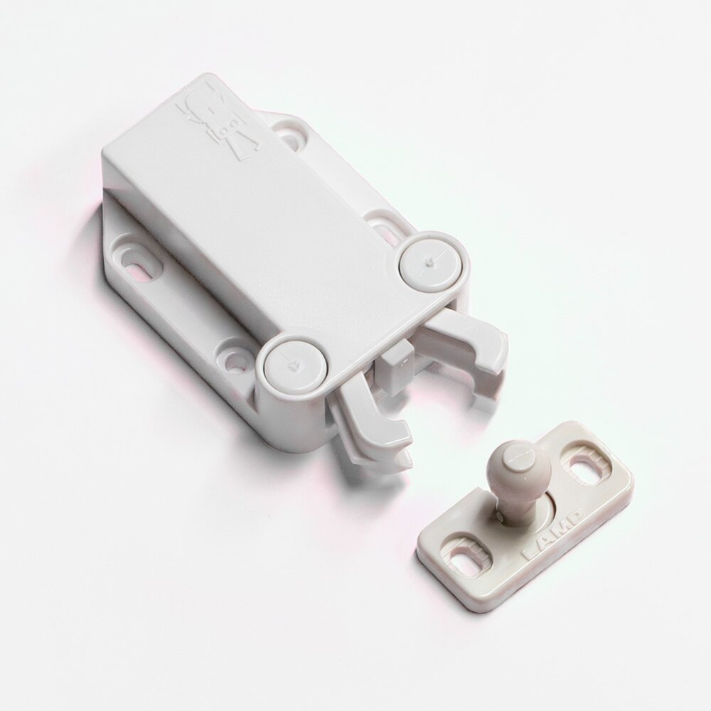 日本 LAMP 甲蟲拍門器 甲蟲按壓彈 拍拍手 五金 反彈自鎖 反彈扣 按壓式碰珠 廚具-圖片-2