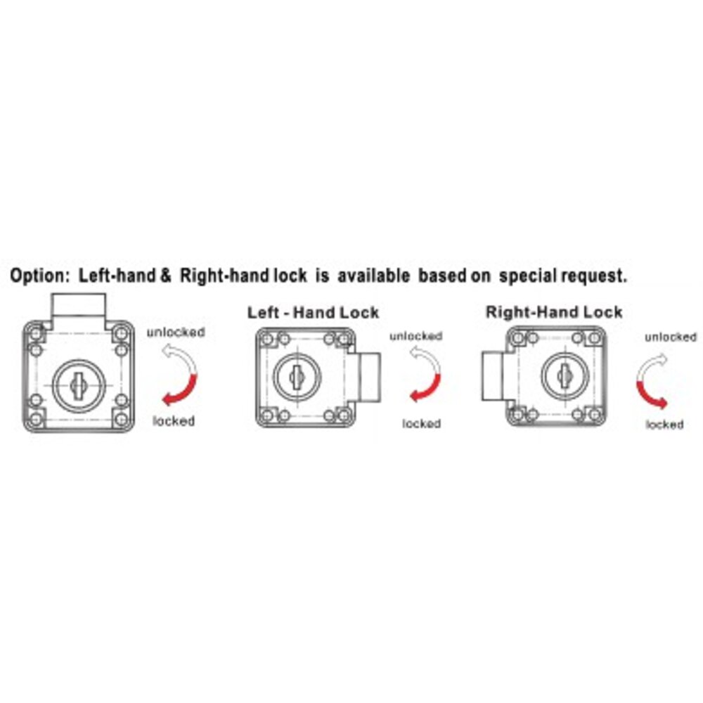 阿姆斯壯 507-11 同號 鎖王 抽屜鎖 肚臍鎖 銀色 507-11 507-26 507-30 507-38 抽屜鎖-圖片-4