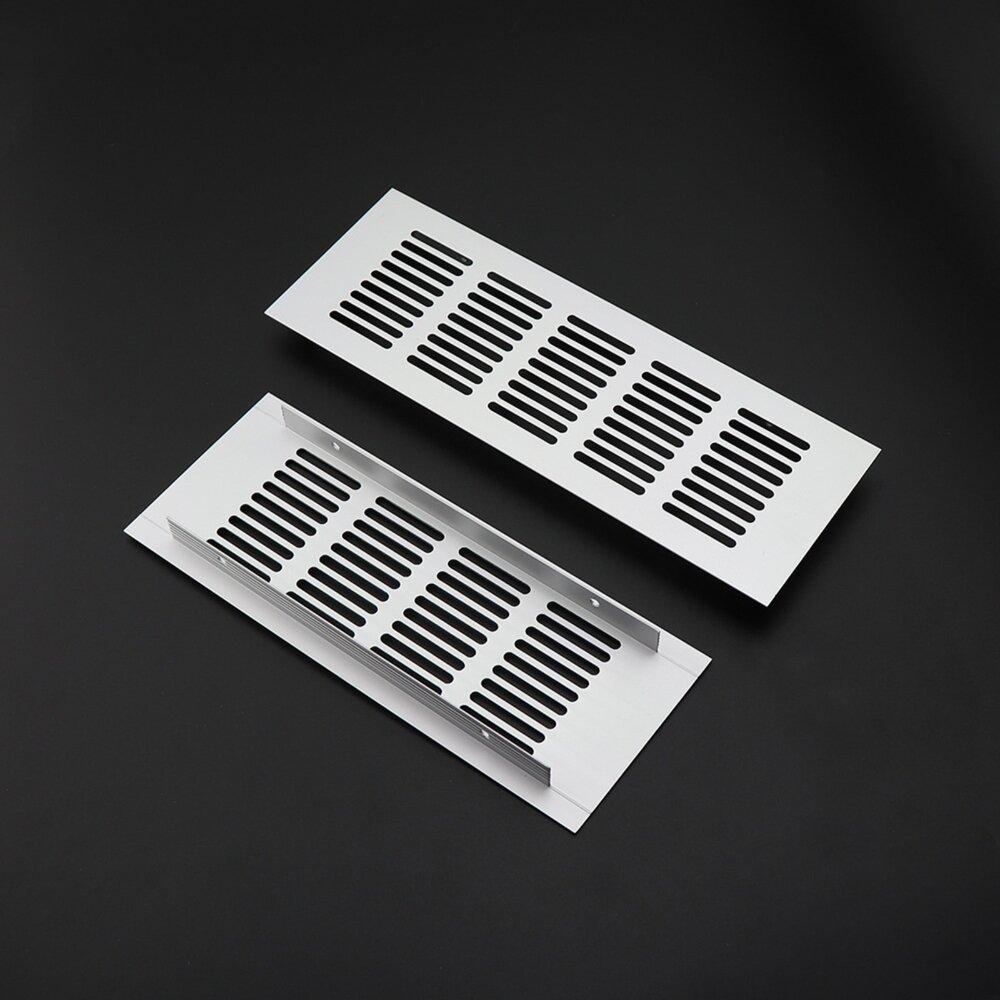 櫥櫃通風 鞋櫃通風口 散熱片 鋁合金 空氣窗 衣櫃 鞋櫃 櫥櫃 透氣孔 通風孔 除臭 透氣口-圖片-2