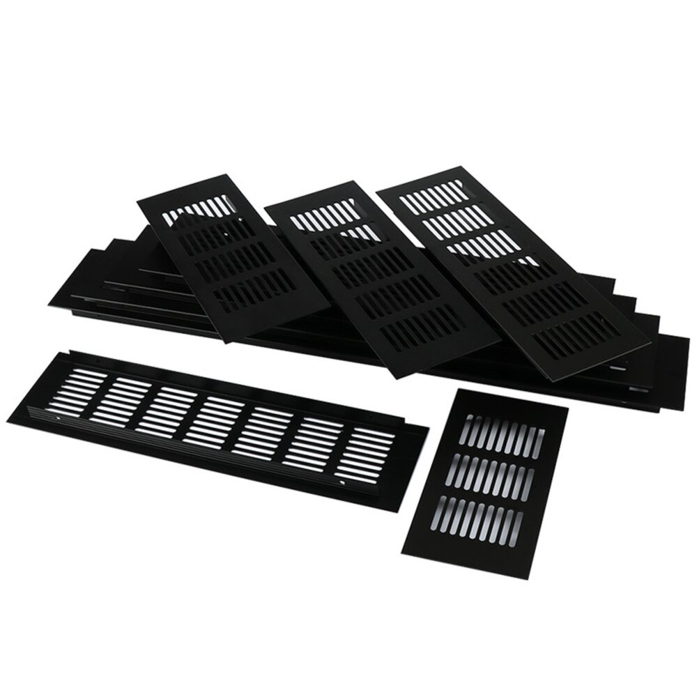 櫥櫃通風 鞋櫃通風口 散熱片 鋁合金 空氣窗 衣櫃 鞋櫃 櫥櫃 透氣孔 通風孔 除臭 透氣口-圖片-3