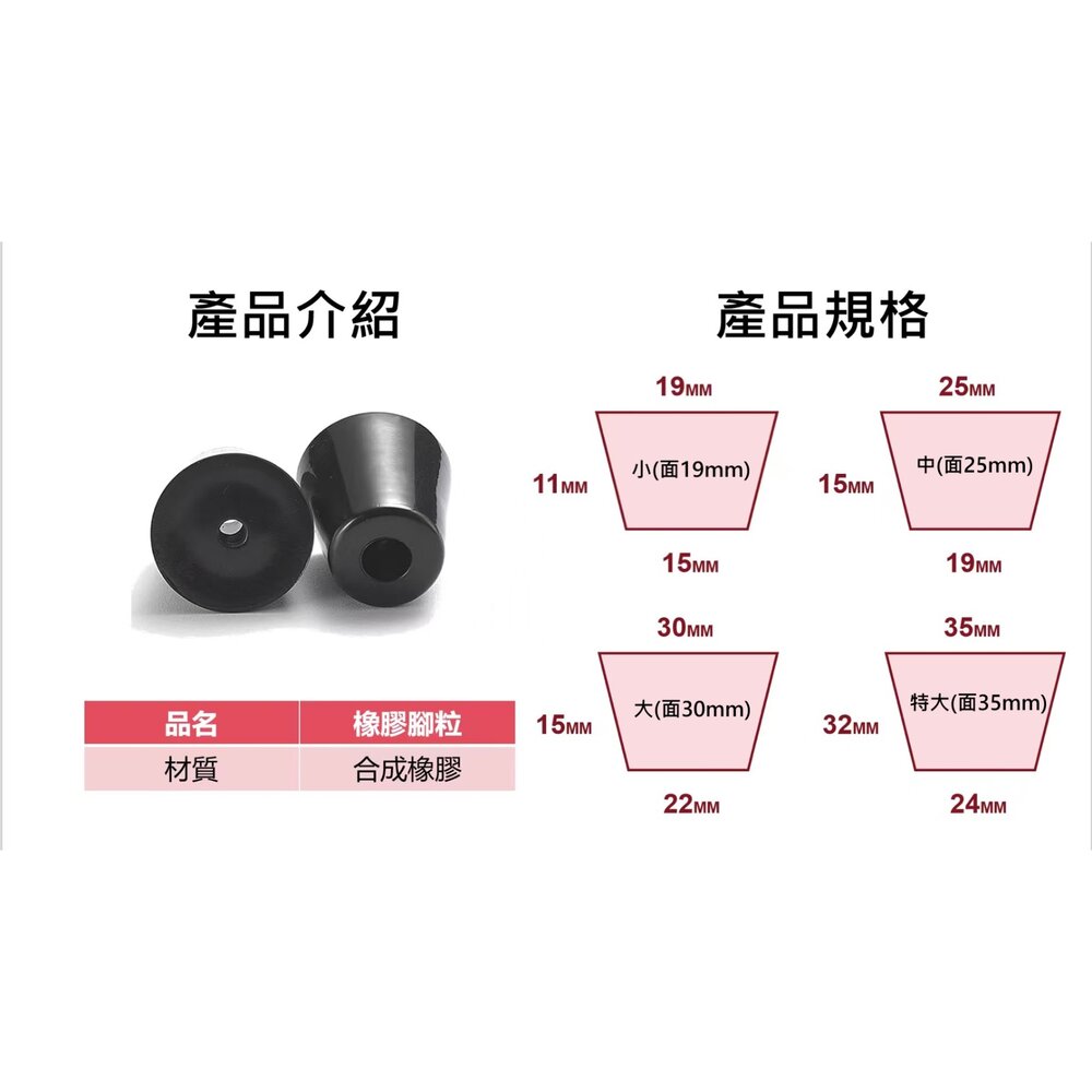 250905105239-台製 黑腳粒 腳墊 椅腳墊 桌腳墊 椅子腳墊 沙發腳墊 抬腳墊 桌椅腳墊 腳粒 桌腳 椅釘