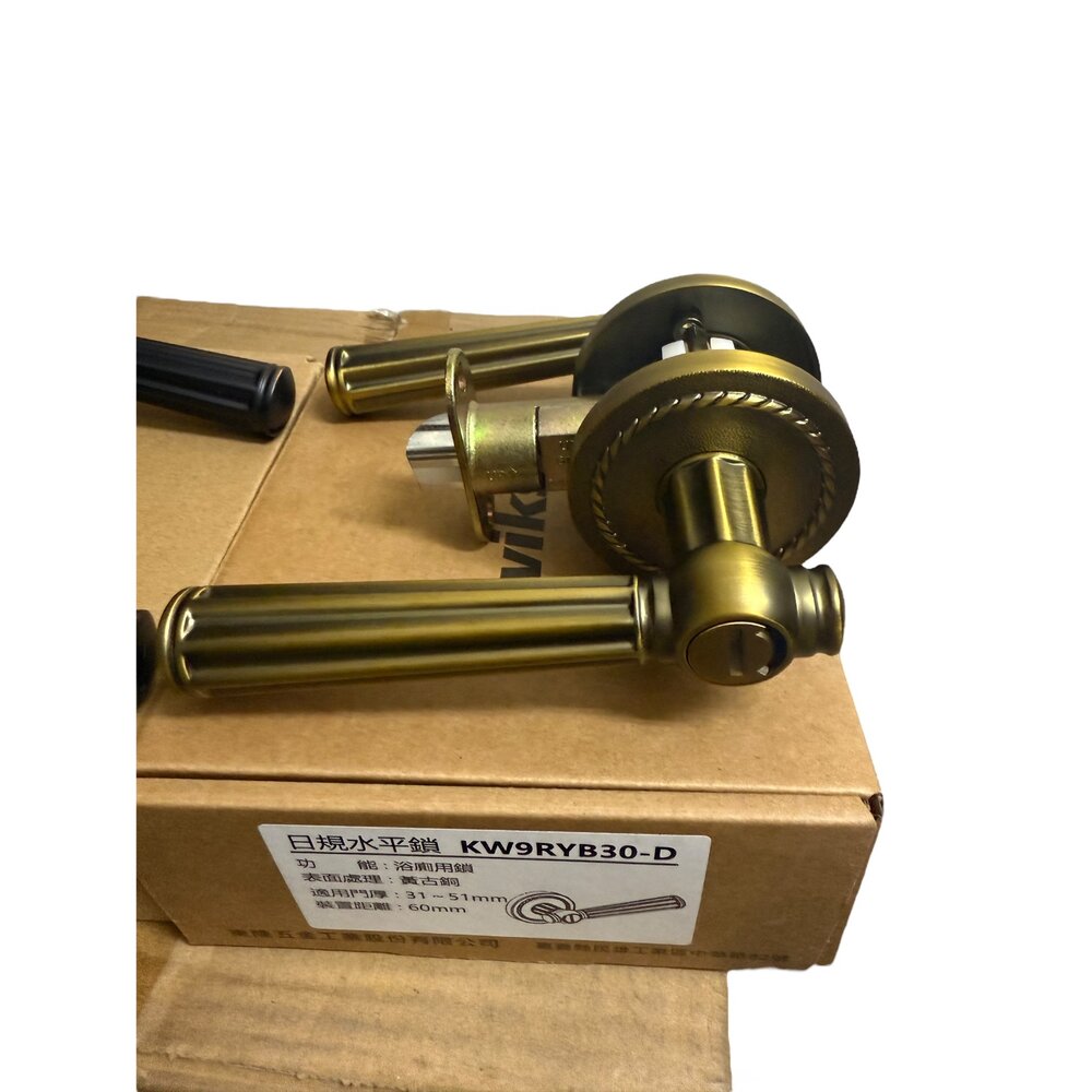 Kwikset 9R3900 9R3930 EZset 東隆 幸福牌 日規鎖 把手鎖 水平鎖 門鎖 房間門-圖片-2