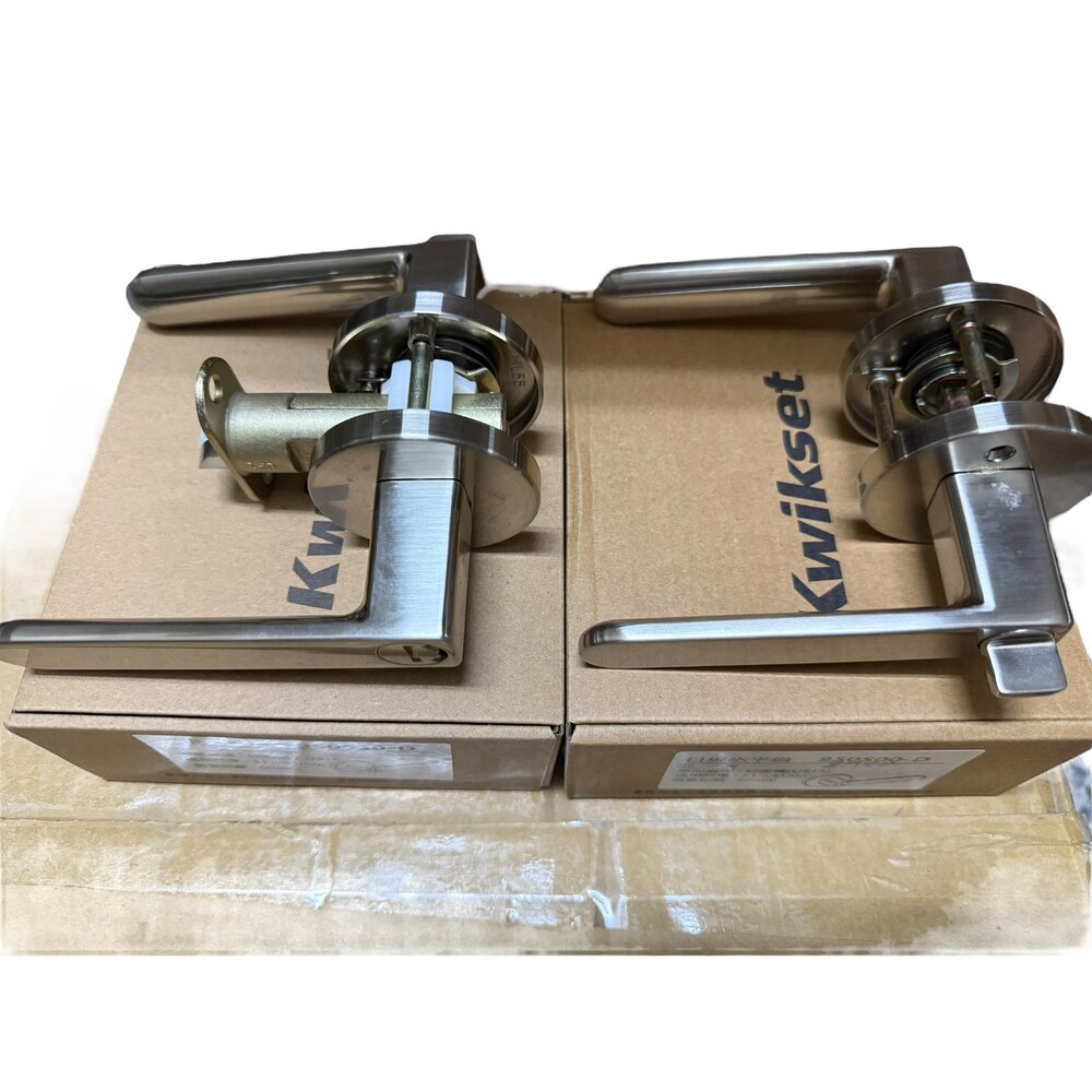 Kwikset 950S00 950S30 EZset 東隆 幸福牌 水平鎖 把手鎖 方形把手 房間鎖 房間-圖片-3