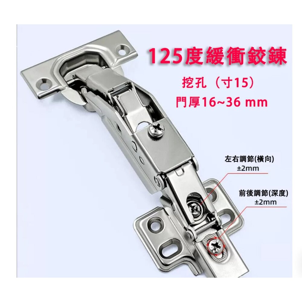 260415162834-125度鉸鏈 吋15 厚門鉸鏈 16mm~36mm 櫃門格柵 造型門 3分6分 內建緩衝 RM