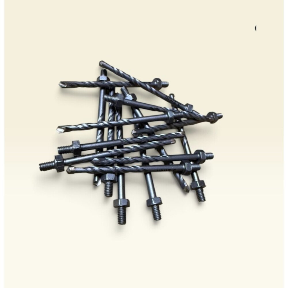 鑽兼鎖 3.2 3.4mm 耐用 鎢鋼頭 1/8 萬用水泥鑽頭 1分 小蜜蜂 六角柄 水泥 高張力螺絲 鑽尾-圖片-2