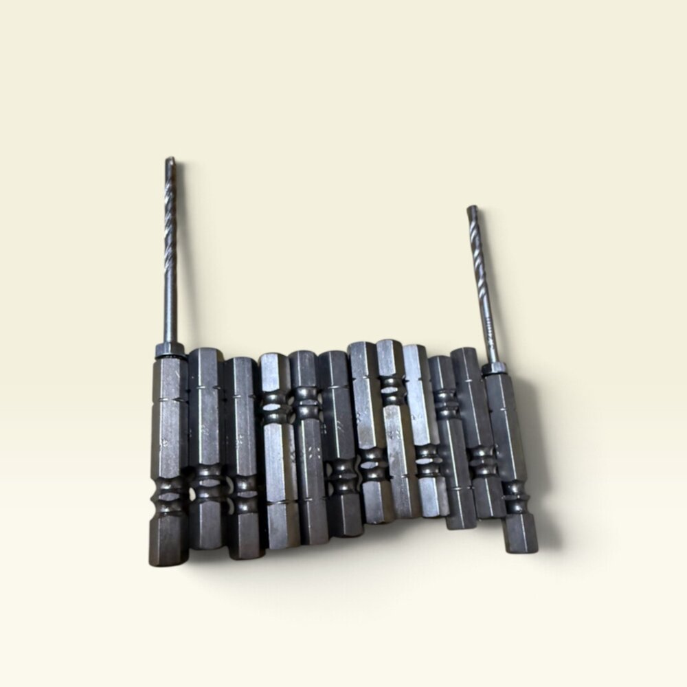 鑽兼鎖 3.2 3.4mm 耐用 鎢鋼頭 1/8 萬用水泥鑽頭 1分 小蜜蜂 六角柄 水泥 高張力螺絲 鑽尾-圖片-4