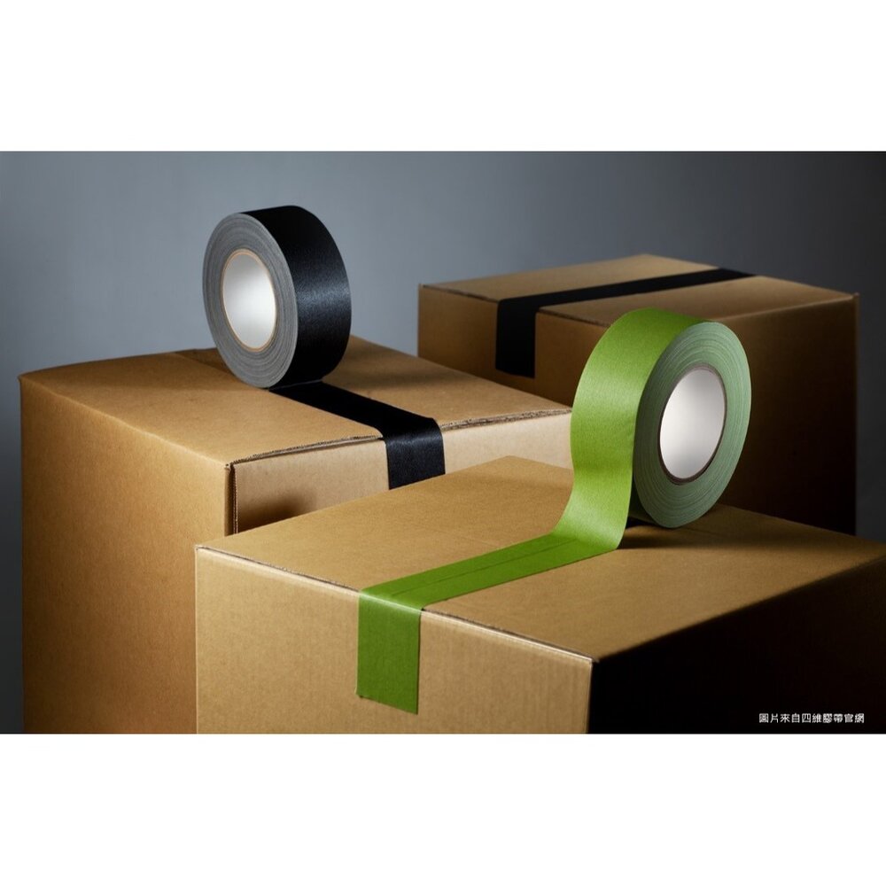 8105211025-四維 鹿頭牌 防水膠帶 50mm×36M 不殘膠 防水布膠帶 布基膠帶 高黏性 地毯膠帶 舞台膠帶 大力膠 書褙膠帶