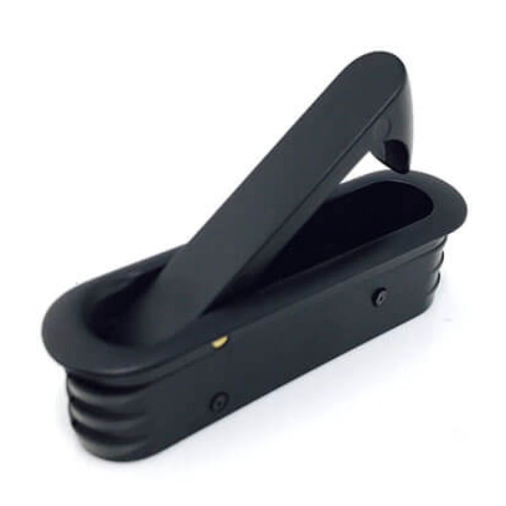 台灣製 暗把手 801內鎖 壓式手取拉門 崁入型 隱藏式 廚櫃傢俱 抽屜把手 把手 拉把手-圖片-1