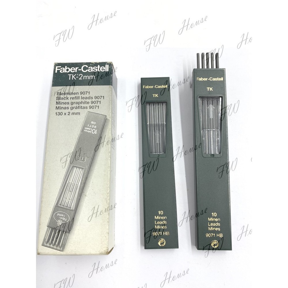 S1-00012-10支裝 德國製 Faber-Castell 輝柏 工程筆芯 筆心 工程筆 2mm HB 9071HB TK