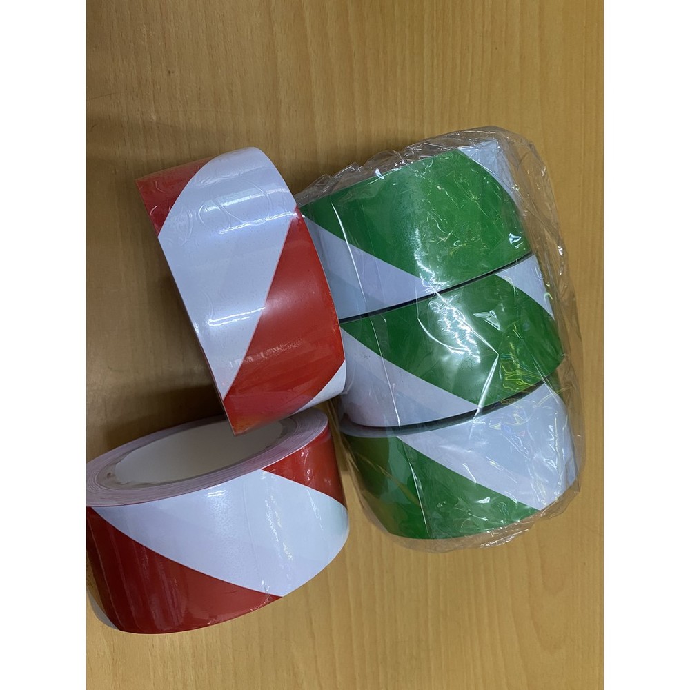 台灣製 PVC 地板膠帶 警示膠帶 黃黑膠帶 貼地膠帶 分隔膠帶 PVC膠帶 電工膠帶 標線膠帶 斑馬膠帶 黑黃膠帶-圖片-1