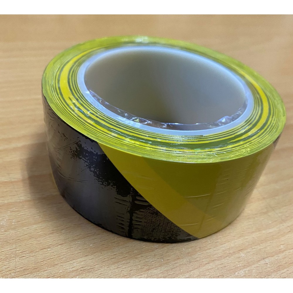 S1-00082-台灣製 PVC 地板膠帶 警示膠帶 黃黑膠帶 貼地膠帶 分隔膠帶 PVC膠帶 電工膠帶 標線膠帶 斑馬膠帶 黑黃膠帶