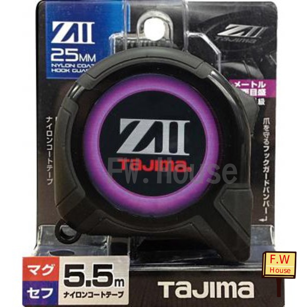 TAJIMA 田島 SFZ2M25-55KBL 全公分 半包膠防水 捲尺 自動捲齒 封面照片