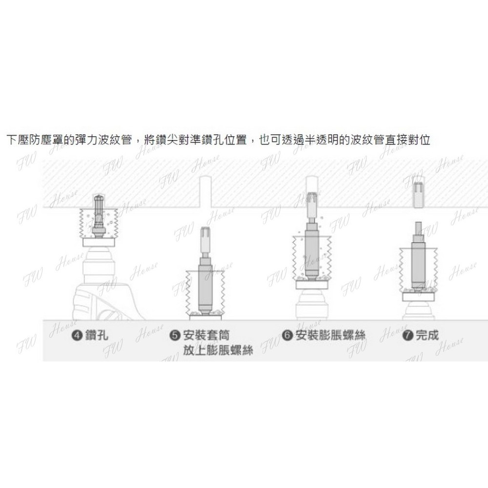 台灣製 SK世鎧 鑽孔防塵罩 槌鑽 電鑽 四溝 適用4-16mm鑽尾 集塵罩 適用SK-3030 天花板鑽尾 一石二丁-圖片-4